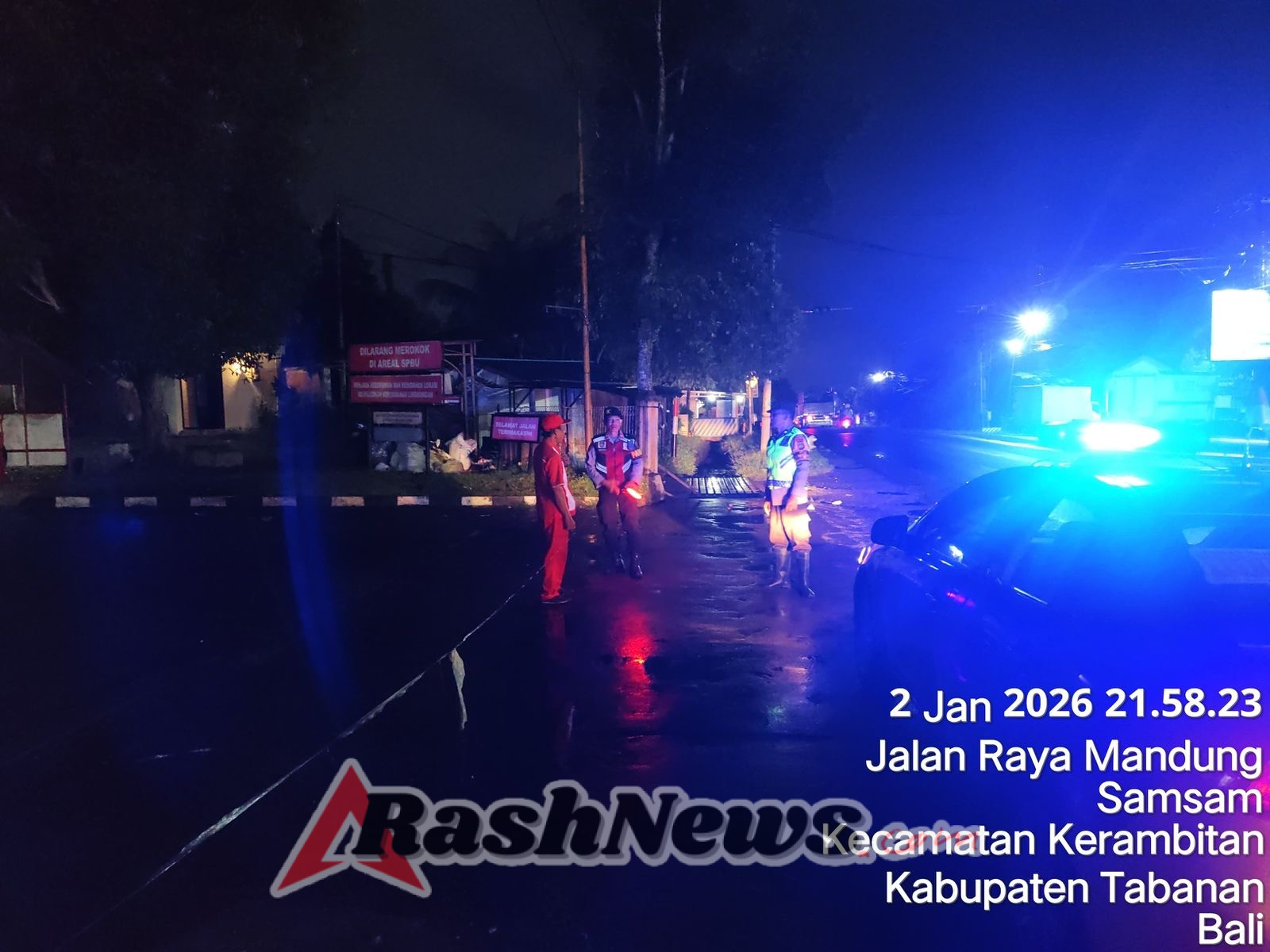 Patroli Blue Light Polsek Kerambitan Upaya Cegah Tindak Kejahatan