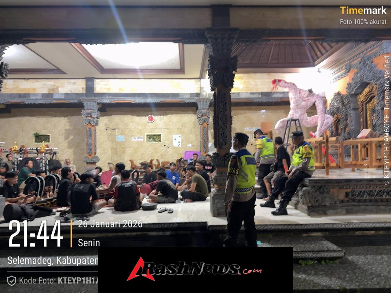 Polsek Selemadeg intensifkan Patroli Biru malam hari, Sasar tempat-tempat Rawan