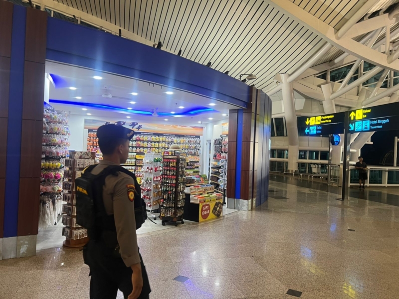 Patroli Malam Ditingkatkan, Polres Bandara Ngurah Rai Hadirkan Rasa Aman di Area Bandara