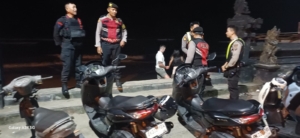 Polsek Kuta Utara Intensifkan Patroli Malam Minggu Di Kawasan Wisata