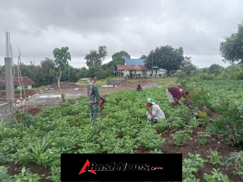 Hadir dan Mengabdi, Babinsa Biut Jadi Contoh Kepedulian Sosial di Wilayah Binaan