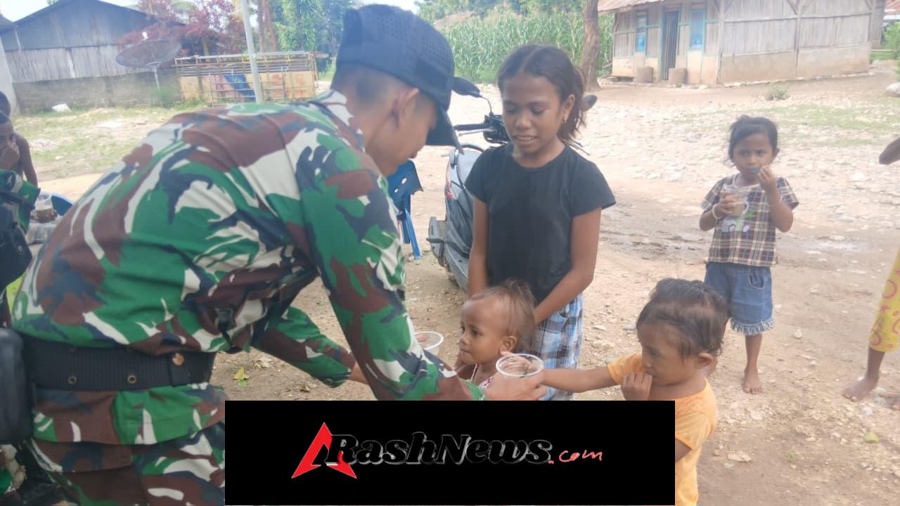 Yonarmed 12 Kostrad Perkuat Kemanunggalan TNI–Rakyat Melalui Aksi Sosial di Raihat