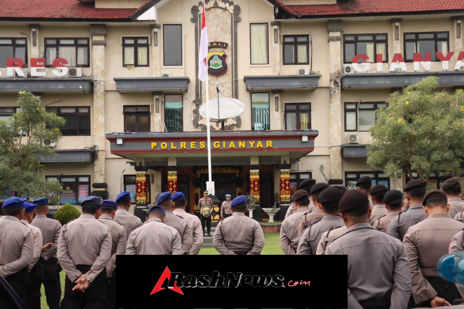 Wakapolres Gianyar Pimpin Apel Jam Pimpinan, Tekankan Disiplin dan Profesionalisme Personel