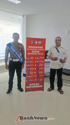 Berikan Kemudahan kepada Masyarakat, Polres Karangasem Ajak Masyarakat Manfaatkan Layanan SIM Online SINAR