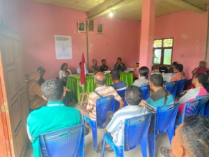 Babinsa Pratu Weri Yermia Toto Dampingi Musyawarah KDMP Desa Seu Sina