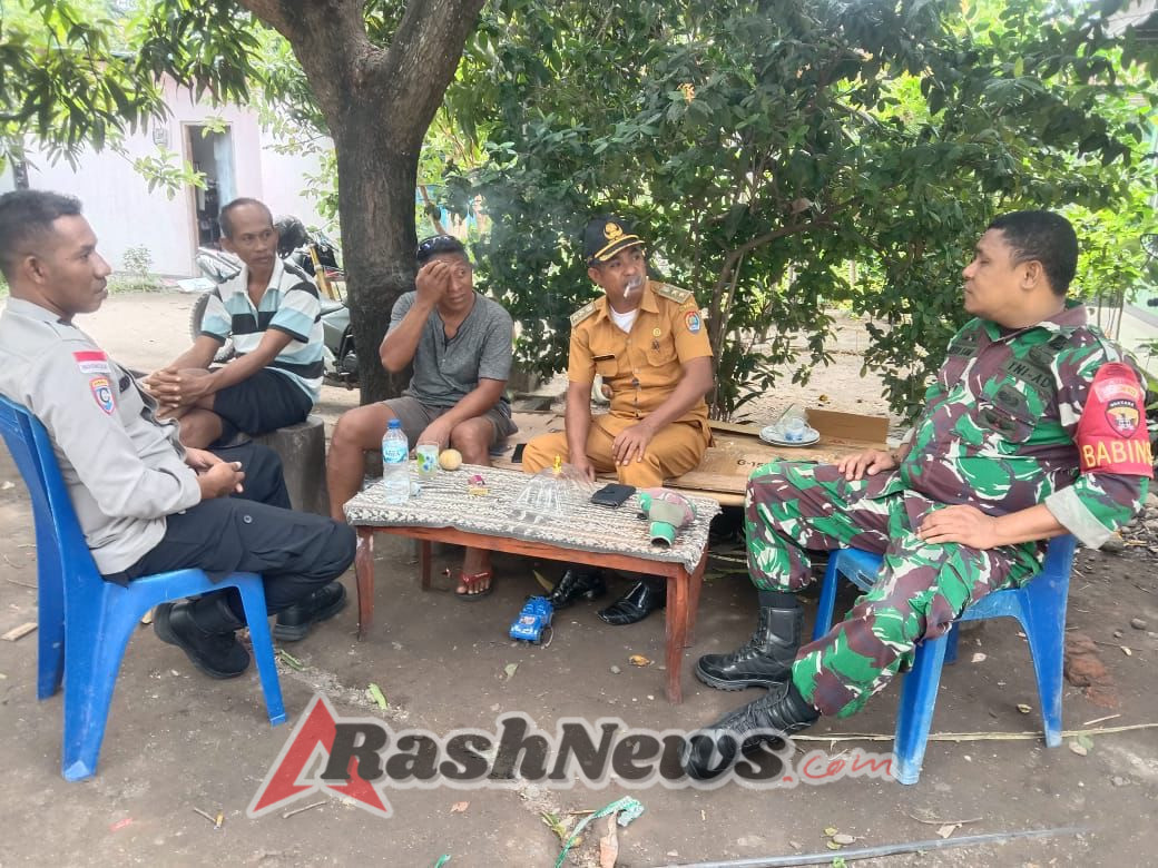 Babinsa Imbau Warga Nusa Kenari Jaga Kamtibmas Lingkungan