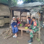 Wujud Kepedulian Lingkungan, Babinsa Dompu Himbau Warga Jaga Kebersihan