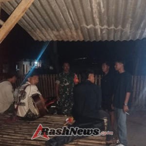 Babinsa Ingatkan Pemuda di Dusun Kuta Hindari Balapan Liar