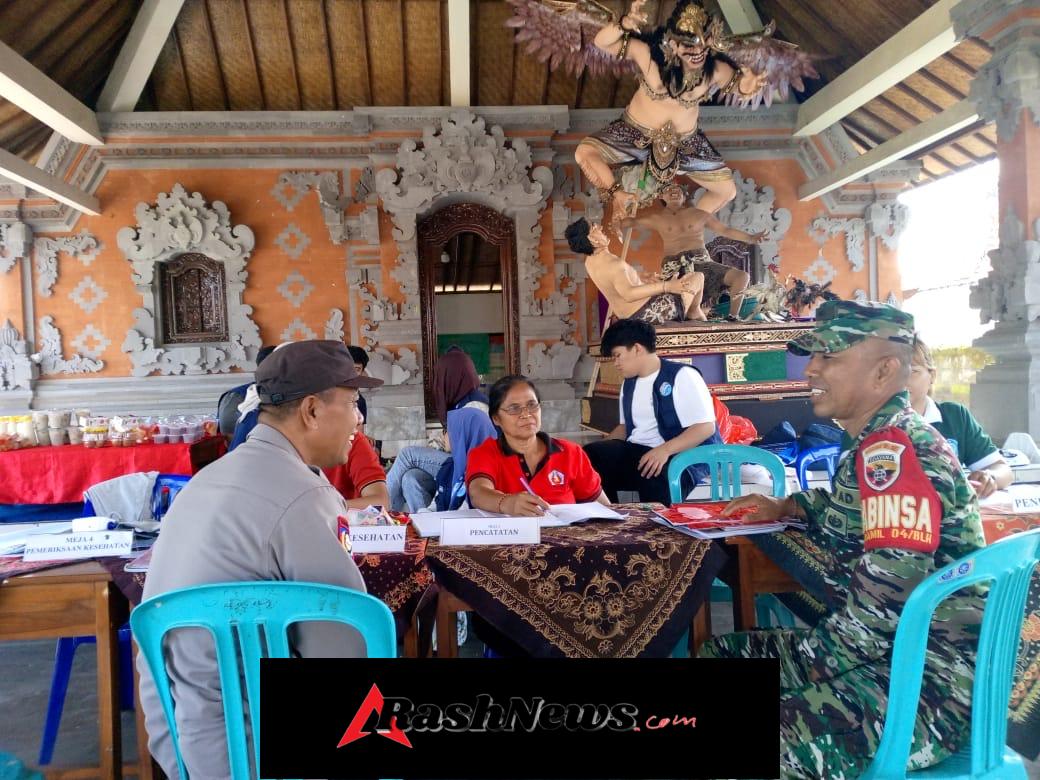 Polsek Blahbatuh Monitoring Posyandu Balita Dan Lansia Di Desa Saba