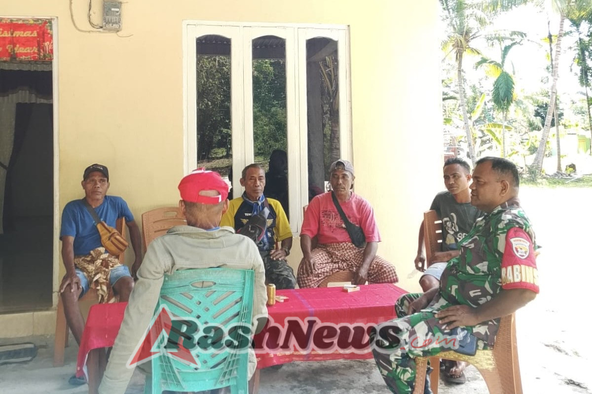 Langkah Humanis Babinsa Koramil 1618-05/Biut Jaga Kondusivitas Wilayah