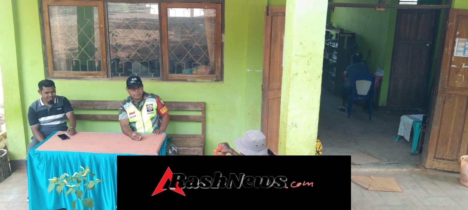 Edukasi Humanis Babinsa, Warga Noebaun Diimbau Waspada Cuaca Ekstrem