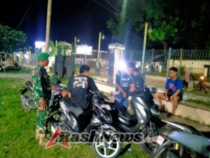 Ciptakan Situasi Kondusif, Koramil 1628-05/Jereweh Laksanakan Patroli Wilayah