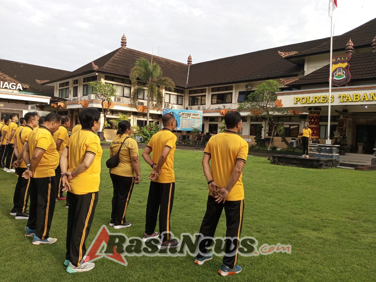 Apel Pagi Polres Tabanan di Awal Tahun 2026, Meningkatkan Disiplin dan Sinergi Personil