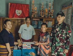 Cegah Keterpurukan, Satgas Pamtas Yonarhanud 2 Kostrad Tumbuhkan Harapan Anak Perbatasan Untuk Bersekolah