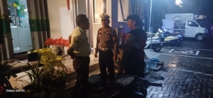 Polsek Kuta Utara Patroli Jelang Subuh Susuri Jalan Raya Canggu