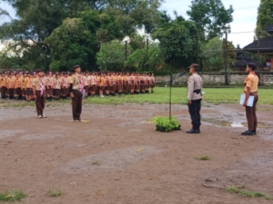 Pramuka Bhayangkara Bangli Tunjukkan Kreativitas dan Disiplin melalui Lokabara 2026