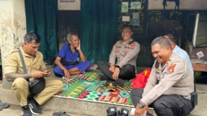 Kapolsek Klungkung Gelar Safari Kamtibmas di Banjar Ayung.