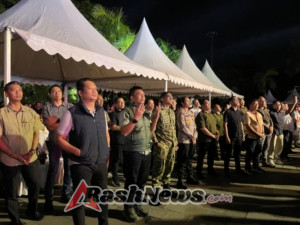 Momen Khidmat Malam Tahun Baru, Dandim Jembrana Ikuti Doa Bersama lintas Agama dan Parade Lilin