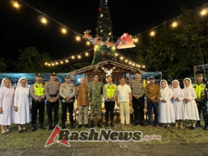 Dandim Jembrana Tegaskan Komitmen Keamanan Maksimal Bagi Umat Kristiani di Malam Natal.