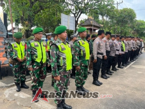 Koramil Sukawati dan Polsek Sukawati Perkuat Sinergi Pengamanan Malam Pergantian Tahun