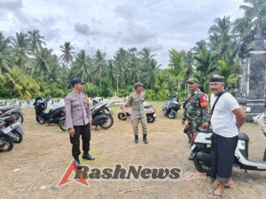 Babinsa Desa Blimbingsari Berikan Pendampingan dan Pengamanan Ibadah Pelepasan Jenazah