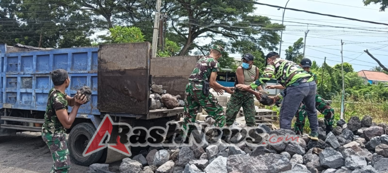 Dandim Klungkung Kerahkan Prajurit Bantu Percepatan Operasional KDKMP Desa Selat
