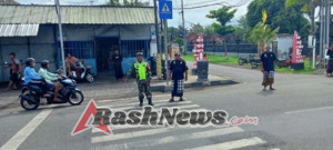 Babinsa Kelurahan Gilimanuk Berikan Pendampingan dan Pengamanan Upacara Pengabenan Almarhumah I Nengah Siring.