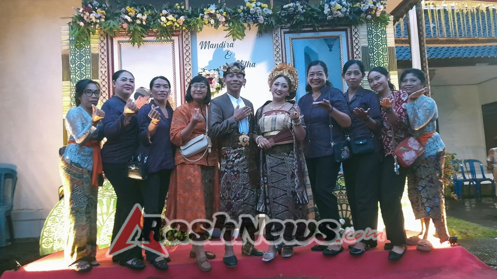 Dandim 1626/Bangli Sampaikan Ucapan Selamat Menempuh Hidup Baru kepada Anak Anggota