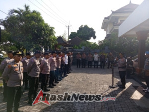Ratusan Warga Dengan Puluhan Kendaraan Gelar Melasti, Babinsa Tojan Turun Langsung Beri Pengamanan Ketat