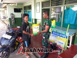 Sinergi TNI dan Pemerintah, GPM Beras SPHP Hadir di Koramil 1607-04/Alas