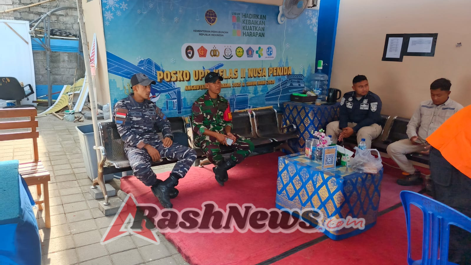 Perketat Pengamanan Periode Libur Nataru, Koramil Nusa Penida Optimalkan Personel Siaga Di Posko Terpadu Nataru