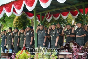 Danyonif 742/SWY Resmi Berganti, Danrem 162/WB Pimpin Sertijab dan Tradisi Laporan Korps