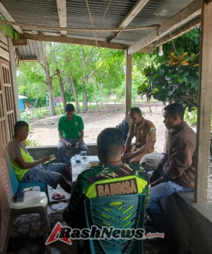 Koramil 1621-04/Amanatun Utara Hadir di Tengah Warga, Perkuat Kepedulian di Musim Penghujan.