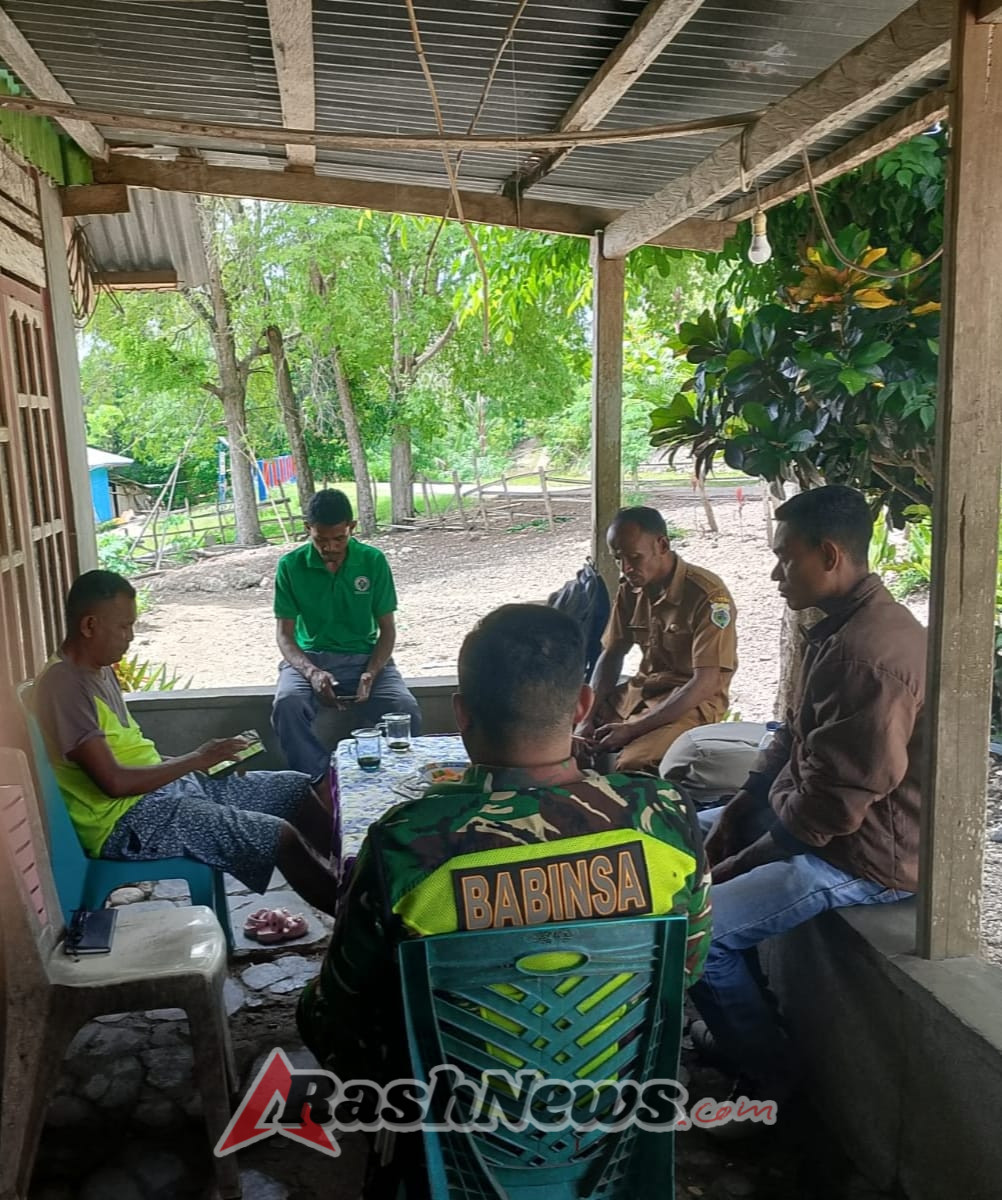 Koramil 1621-04/Amanatun Utara Hadir di Tengah Warga, Perkuat Kepedulian di Musim Penghujan.