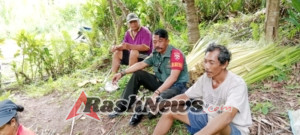 Jalin Kedekatan, Babinsa Mendoyo Dauh Tukad Imbau Warga Waspada Cuaca Ekstrem