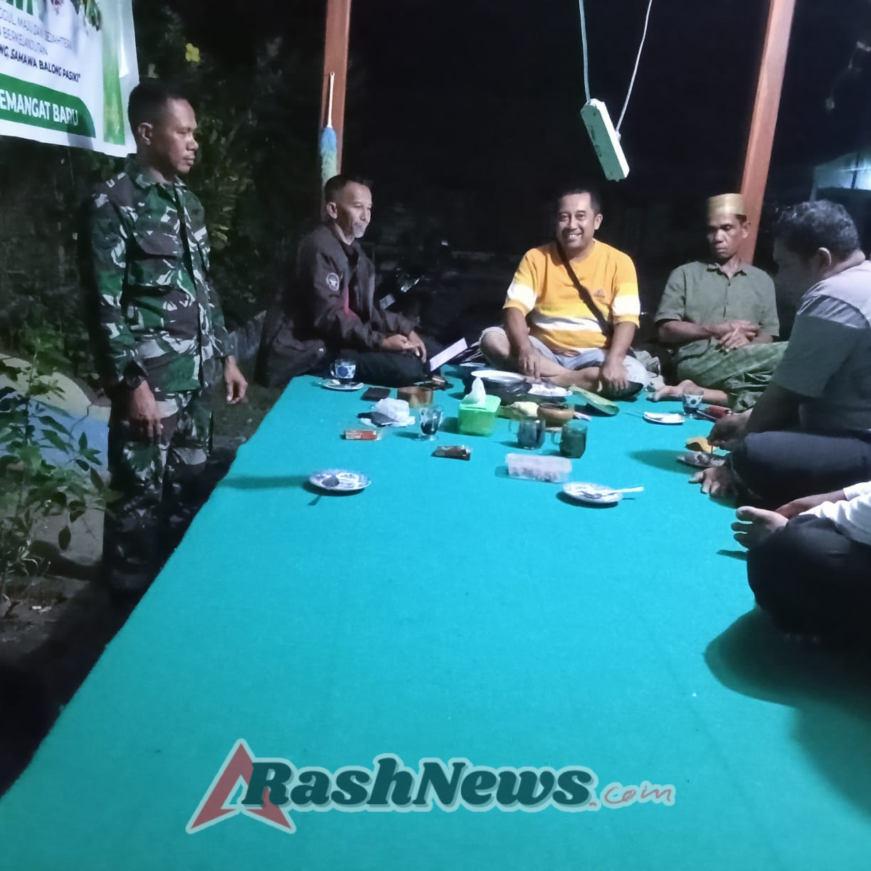 Koramil 1607-04/Alas Gencarkan Patroli Malam, Warga Diajak Lebih Peduli Keamanan