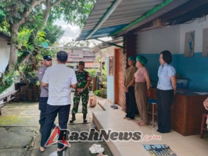 Babinsa Samplangan Kawal Uji Coba Dapur SPPG Demi Kualitas Makan Bergizi Gratis