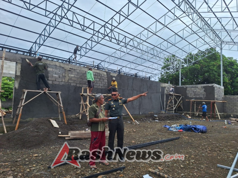 Optimalisasi Percepatan Operasional KDKMP, Dandim Klungkung Terjun Langsung Tinjau Pembangunan KDKMP
