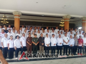 Pelantikan KONI Buleleng Berlangsung Kondusif Berkat Pengamanan Babinsa Banjar Tegal