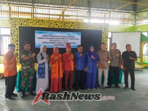 ‎Lepas Sambut Camat Moyo Utara, Danposramil Tegaskan Pentingnya Sinergi dan Kebersamaan