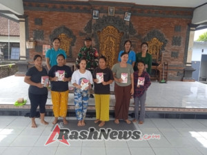 Dukung Program Pemerintah, Babinsa Kodim 1617/Jembrana Pantau Perkembangan Ibu Hamil di Mendoyo