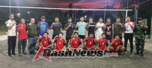 Kawal Hingga Usai, Babinsa Serda Sigit Artoni Apresiasi Kelancaran Final Voli Desa Nusasari