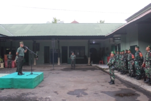 Mayor Kav I Nyoman Arya Jayantara Pimpin Upacara, Tegaskan Loyalitas dan Disiplin Prajurit