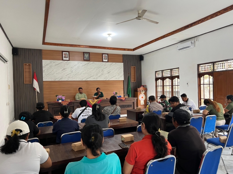 Babinsa Selisihan Harap Musdes Tingkatkan Kinerja Pemdes Dan Perkuat Persatuan