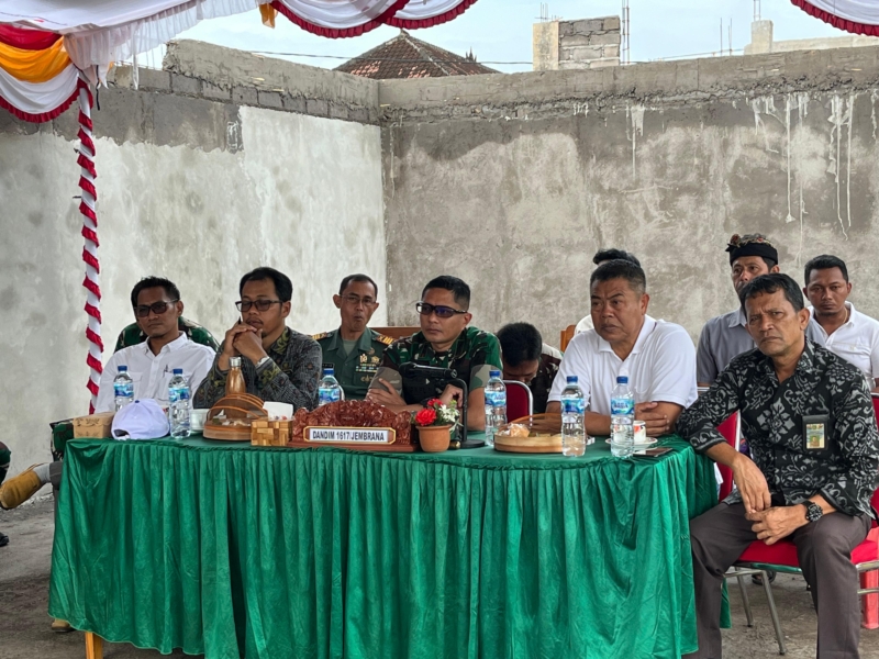 Sinergi di Loloan Timur, Dandim 1617/Jembrana Fokus Target Ground Breaking KDKMP Akhir Januari