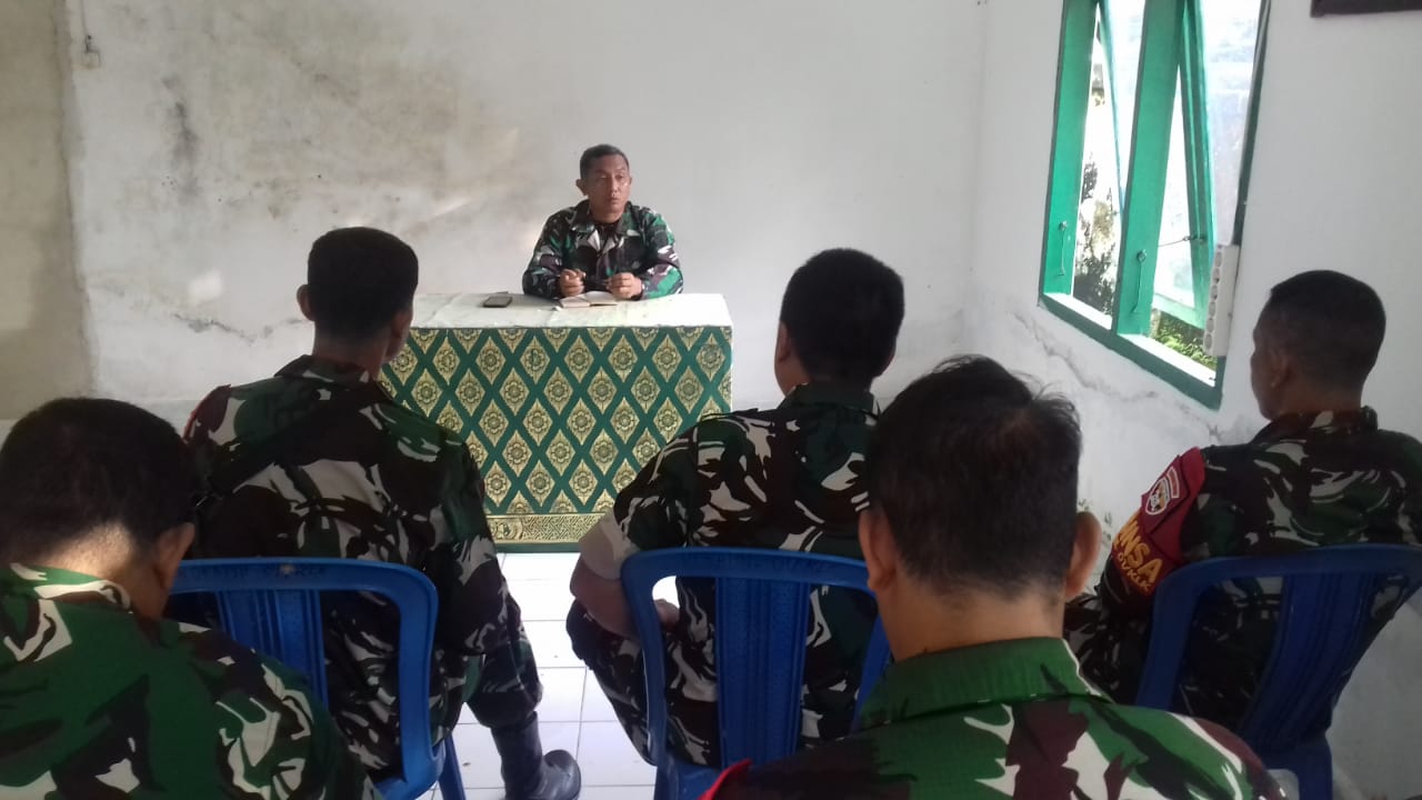 Gelar Jam Pimpinan, Danramil Klungkung Bahas Hal Strategis Optimalkan Pencapaian Tupoksi