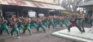 Bangun Prajurit Tangguh dan Disiplin, Kodim Tabanan Gelar Latihan Pencak Silat Militer