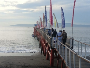 Pastikan Situasi Pelabuhan Kondusif, Babinsa Kampung Kusamba Patroli Di Pelabuhan The Angkal Fast Cruise