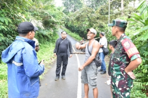 Wujud Kepedulian Terhadap Rakyat, Dandim 1609/Buleleng Tinjau Infrastruktur Lumpuh di Desa Bongancina