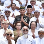Doa bersama untuk negeri dari Bali Utara untuk Nusantara di Pura Penyusuan penegil dharma, Desa Kubutambahan, Kecamatan Kubutambahan, Kabupaten Buleleng dipuput oleh Ida Pedanda Gde Oka Manuaba dari Grya Manuaba Kubutambahan